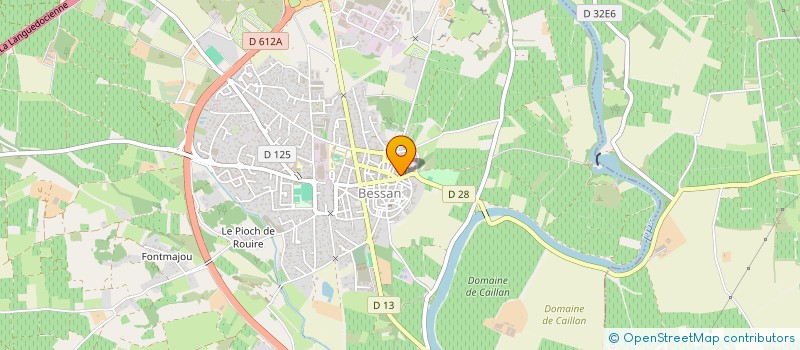 localisation de l'entreprise MONSIEUR YVON FRANCIS BRUNET  BESSAN