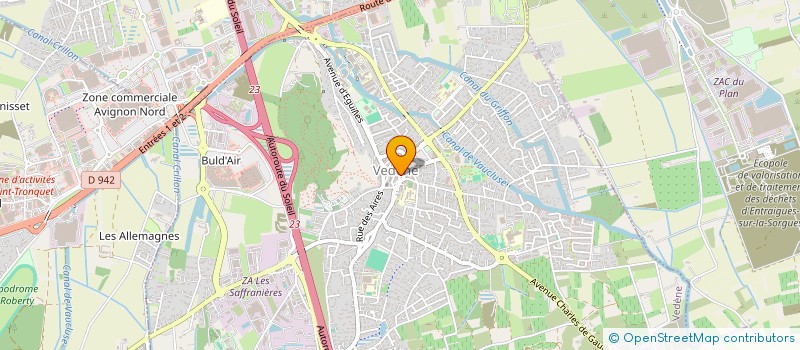 localisation de l'entreprise MONSIEUR YVON FRANCOIS PEREZ  VEDENE