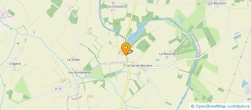 localisation de l'entreprise MONSIEUR YVON GABORIT  SAINT-ETIENNE-DE-MER-MORTE