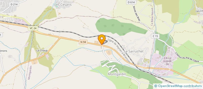 localisation de l'entreprise MONSIEUR YVON GAUCHOT à AVANCON