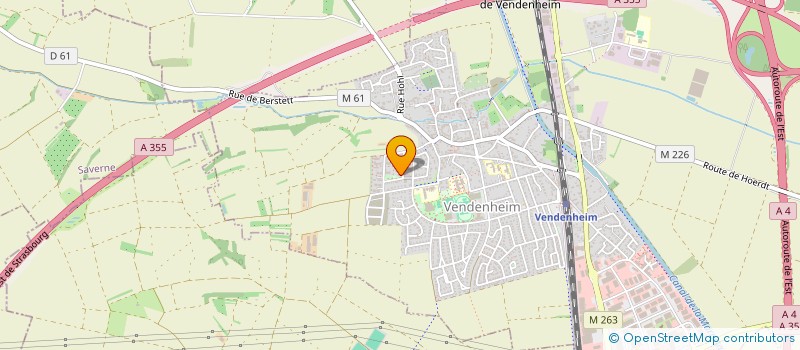 localisation de l'entreprise MONSIEUR YVON-GAUTHIER MULLER  VENDENHEIM