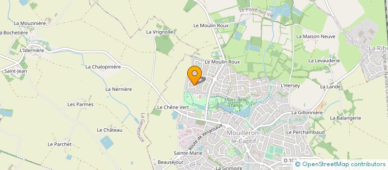 localisation de l'entreprise MONSIEUR YVON GAUVRIT  MOUILLERON-LE-CAPTIF