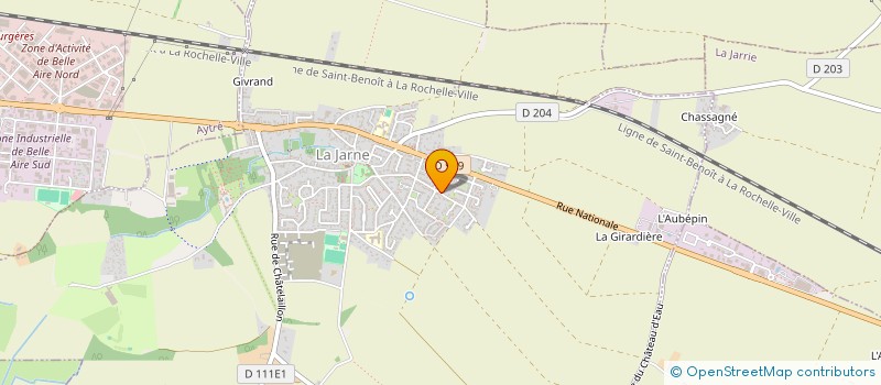 localisation de l'entreprise MONSIEUR YVON GELEZEAU  DESHAIES