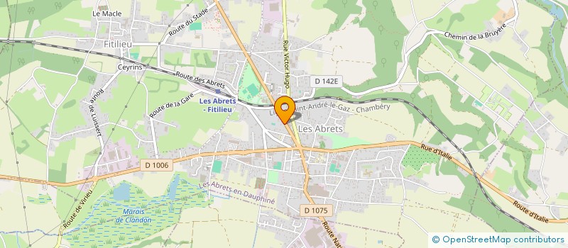 localisation de l'entreprise MONSIEUR YVON GOBLET à LES ABRETS EN DAUPHINE