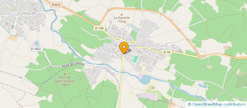 localisation de l'entreprise MONSIEUR YVON GONZALEZ  PUISSERGUIER