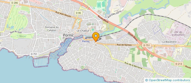 localisation de l'entreprise MONSIEUR YVON GOUDY  PORNIC