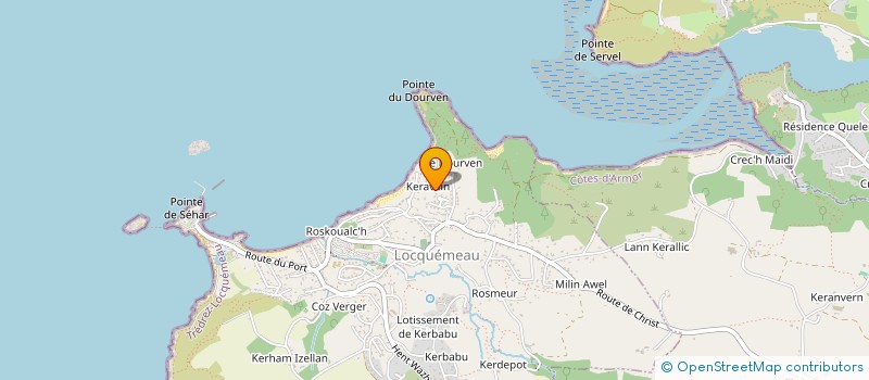 localisation de l'entreprise MONSIEUR YVON GRENES  TREDREZ-LOCQUEMEAU