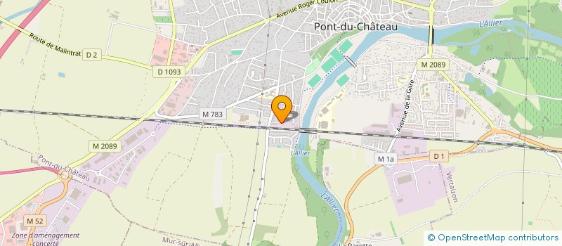 localisation de l'entreprise MONSIEUR YVON GUILPAIN  PONT-DU-CHATEAU