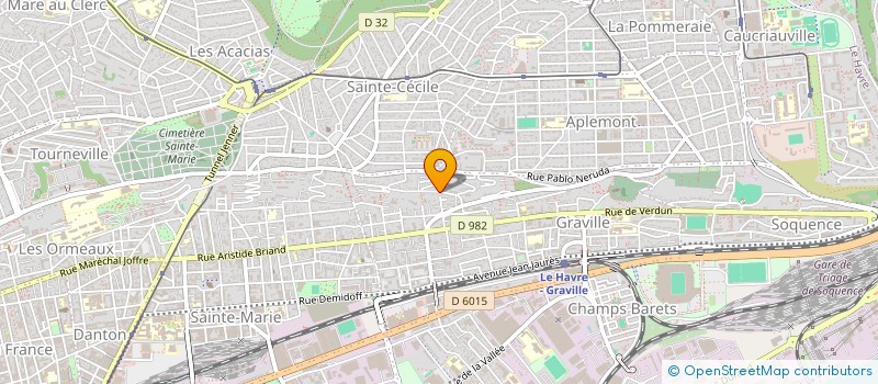 localisation de l'entreprise MONSIEUR YVON HAUSSETETE  LE HAVRE