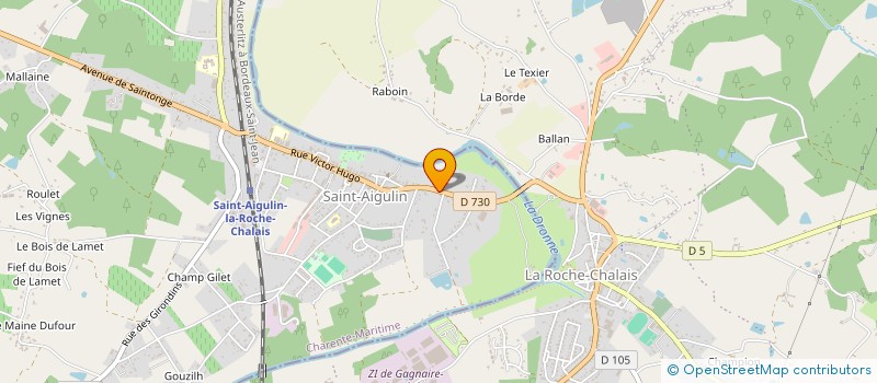 localisation de l'entreprise MONSIEUR YVON JOUANNET à SAINT-AIGULIN