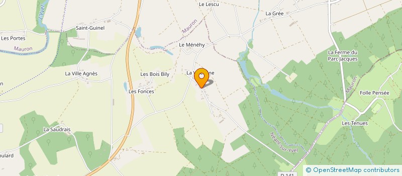 localisation de l'entreprise MONSIEUR YVON JUMEL à NEANT-SUR-YVEL