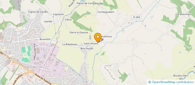 localisation de l'entreprise MONSIEUR YVON LABONNE à CASTELCULIER