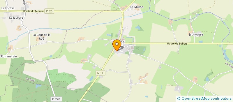 localisation de l'entreprise MONSIEUR YVON LAMBRUN à ROE (LA)