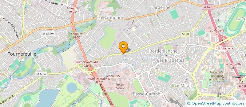 localisation de l'entreprise MONSIEUR YVON LAZORTHES-PEDAUGA à TOULOUSE