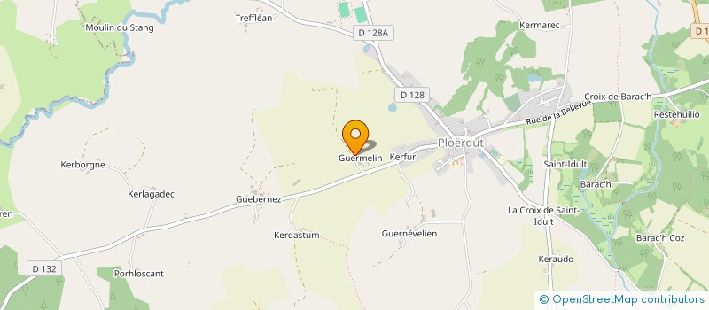 localisation de l'entreprise MONSIEUR YVON LE BAIL  PLOERDUT