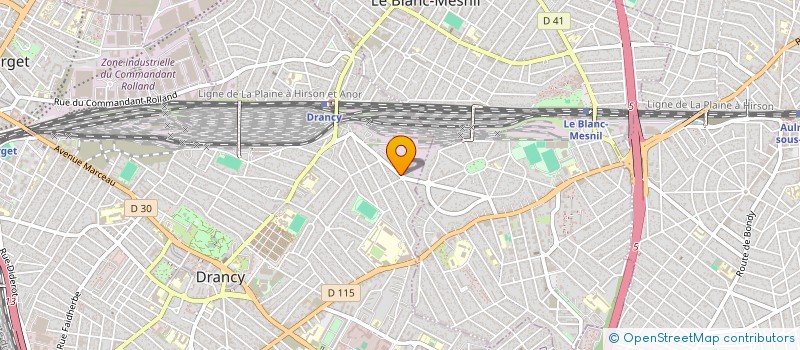 localisation de l'entreprise MONSIEUR YVON LE BORGNE  DRANCY