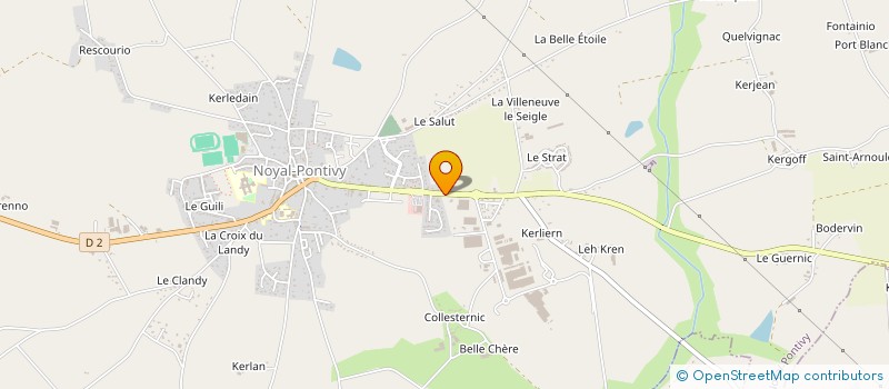 localisation de l'entreprise MONSIEUR YVON LE FRENE à SAINT-GERAND-CROIXANVEC
