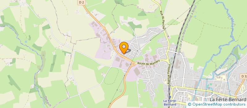 localisation de l'entreprise MONSIEUR YVON LE-GALLIC  LA FERTE-BERNARD