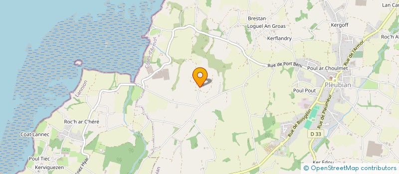 localisation de l'entreprise MONSIEUR YVON LE GUILCHER  PLEUBIAN