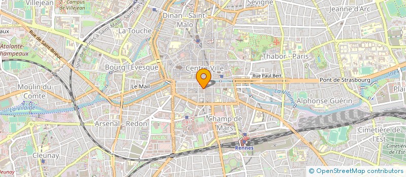 localisation de l'entreprise MONSIEUR YVON LE MAIRE à RENNES