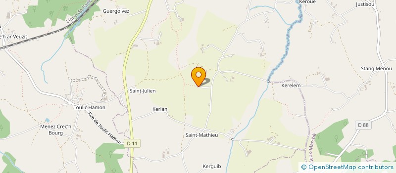 localisation de l'entreprise MONSIEUR YVON LE PENVEN  PLOUARET