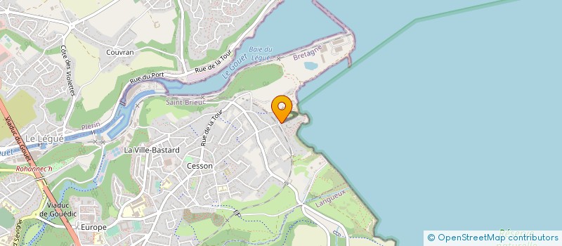 localisation de l'entreprise MONSIEUR YVON LE ROUX à SAINT-BRIEUC