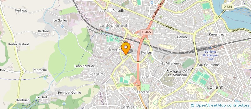 localisation de l'entreprise MONSIEUR YVON LE TALLEC  LORIENT