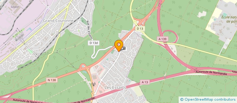 localisation de l'entreprise MONSIEUR YVON LEHERICEY à GRAND-COURONNE