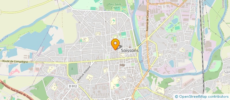 localisation de l'entreprise MONSIEUR YVON LENOIR à SOISSONS