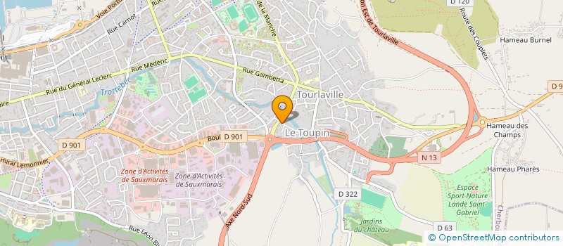 localisation de l'entreprise MONSIEUR YVON LOUIS CREN  CHERBOURG-EN-COTENTIN