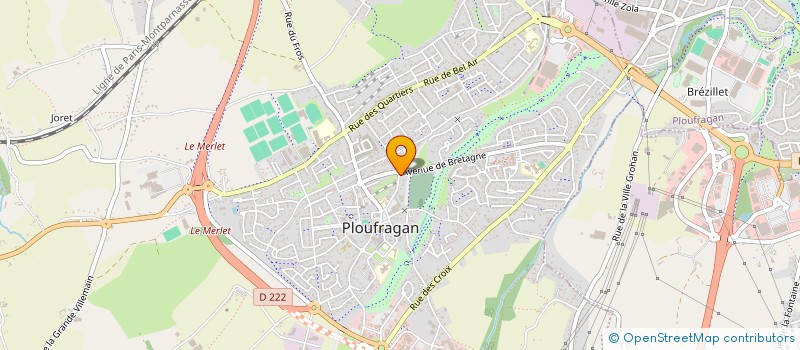 localisation de l'entreprise MONSIEUR YVON LUCIENNE  PLOUFRAGAN