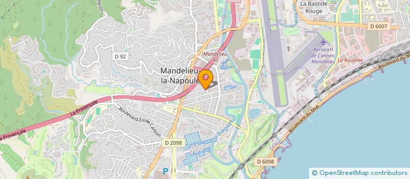 localisation de l'entreprise MONSIEUR YVON MANIFESTI à MANDELIEU-LA-NAPOULE