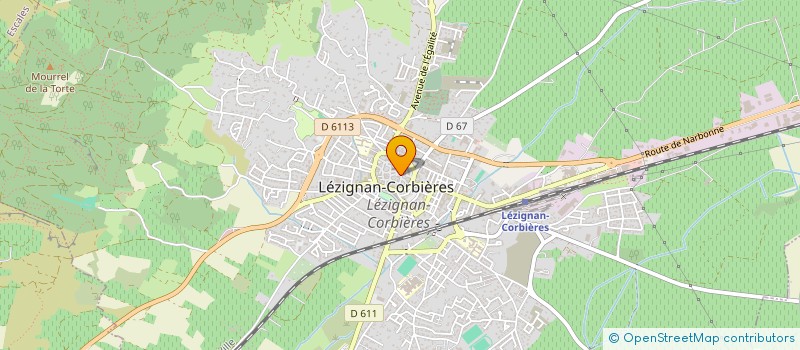 localisation de l'entreprise MONSIEUR YVON MARCEROU  LEZIGNAN-CORBIERES