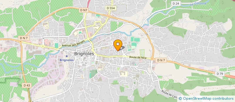 localisation de l'entreprise MONSIEUR YVON MARTIN à BRIGNOLES