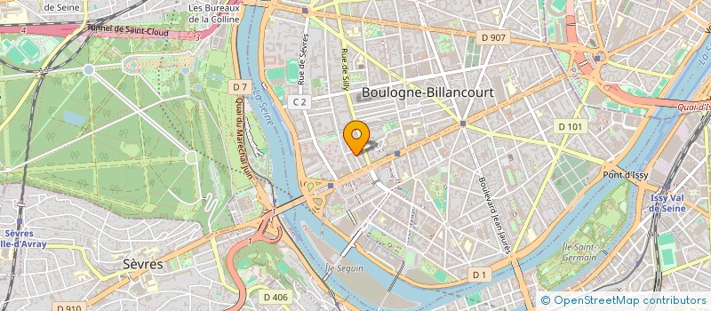 localisation de l'entreprise MONSIEUR YVON MARTINON à BOULOGNE-BILLANCOURT