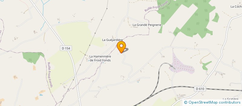 localisation de l'entreprise MONSIEUR YVON MENARD à GENNES-LONGUEFUYE