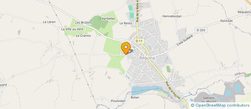 localisation de l'entreprise MONSIEUR YVON MERCERE  REGUINY