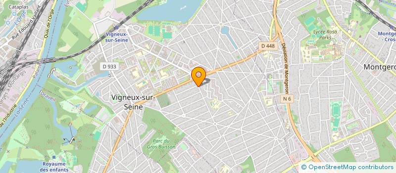 localisation de l'entreprise MONSIEUR YVON MESLIER  VIGNEUX-SUR-SEINE