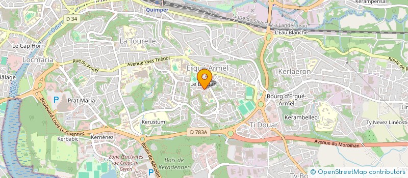 localisation de l'entreprise MONSIEUR YVON MIKEL à QUIMPER
