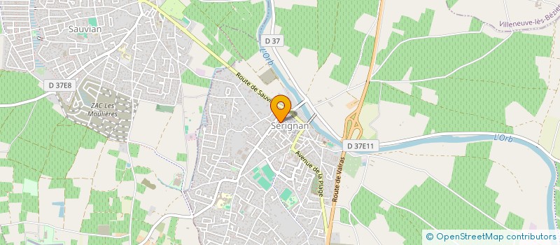localisation de l'entreprise MONSIEUR YVON MOLEY à SERIGNAN