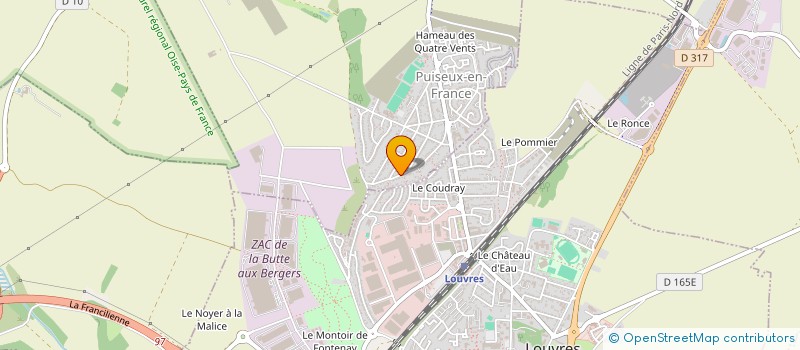 localisation de l'entreprise MONSIEUR YVON MONPAS  PUISEUX-EN-FRANCE