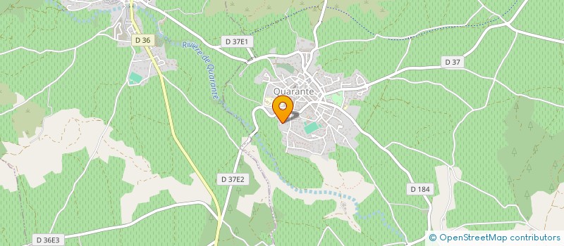 localisation de l'entreprise MONSIEUR YVON MONSARRAT à QUARANTE