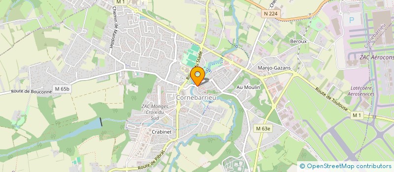 localisation de l'entreprise MONSIEUR YVON MOUILLEAU à BLAGNAC