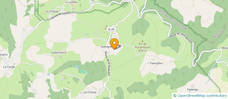 localisation de l'entreprise MONSIEUR YVON MOULIN à SAINT-BONNET-LE-COURREAU