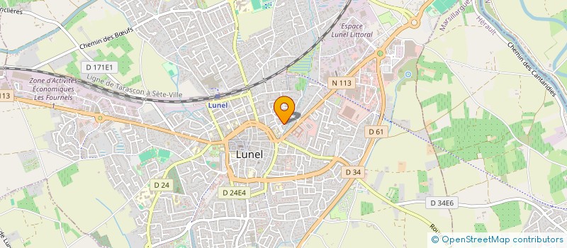 localisation de l'entreprise MONSIEUR YVON NOURAYAND à LUNEL