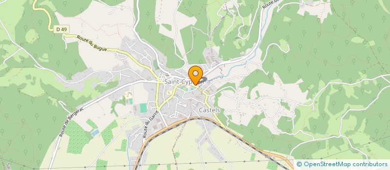 localisation de l'entreprise MONSIEUR YVON PAILLET  ALLAS-LES-MINES