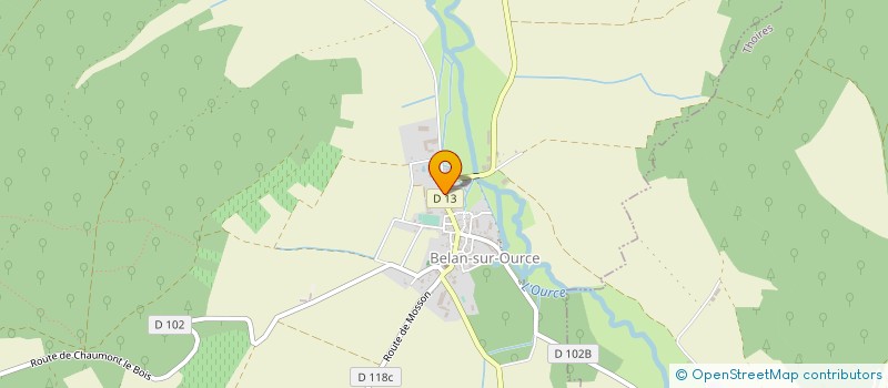 localisation de l'entreprise MONSIEUR YVON PALUDETTO à BELAN-SUR-OURCE