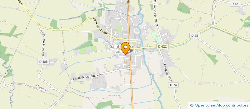 localisation de l'entreprise MONSIEUR YVON PARAYRE  MONTGAZIN