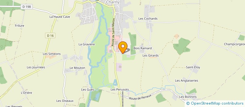 localisation de l'entreprise MONSIEUR YVON PETIT à CHARNY OREE DE PUISAYE
