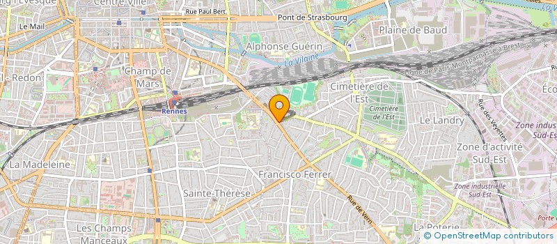 localisation de l'entreprise MONSIEUR YVON PIERRE MARIE LECHEVESTRIER  RENNES